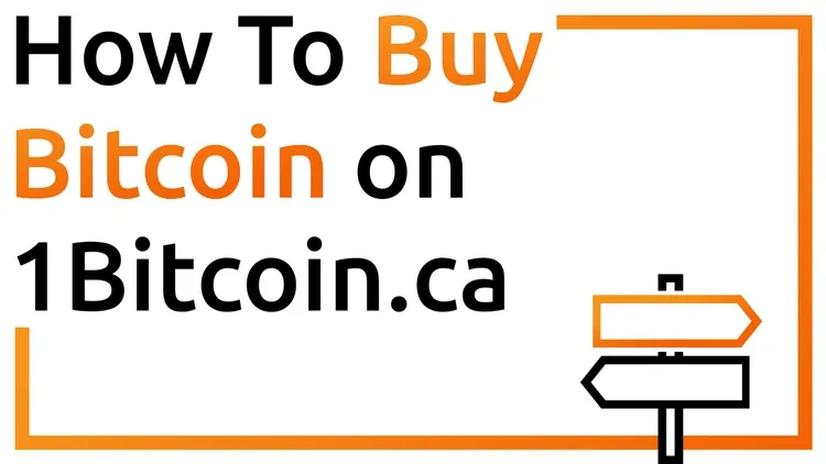 Tutorial cover: How to Buy Bitcoin on 1Bitcoin.ca.