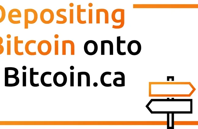 Tutorial cover: Depositing Bitcoin onto 1Bitcoin.ca.