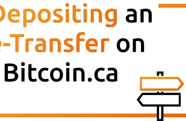 Depositing an e-Transfer on 1Bitcoin.ca
