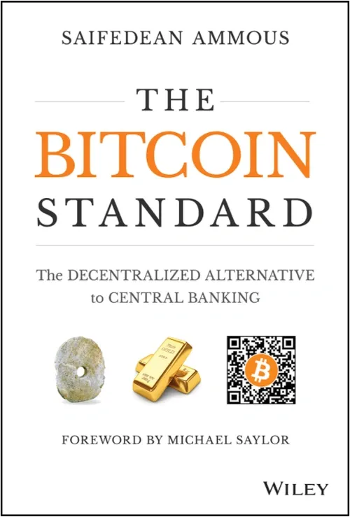 Cover of The Bitcoin Standard by Saifedean Ammous.