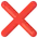 ❌