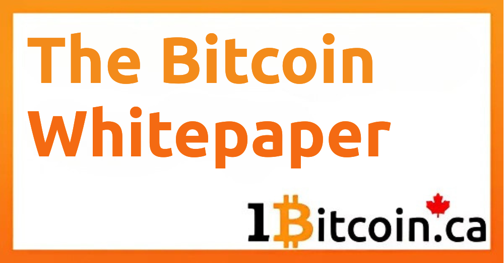 The Bitcoin Whitepaper