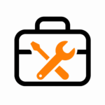 Toolbox with wrench and screwdriver